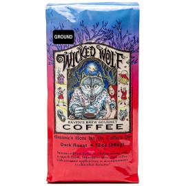 Raven's Brew Coffee Wckd WoLeaf Blend Bn (6x12OZ )