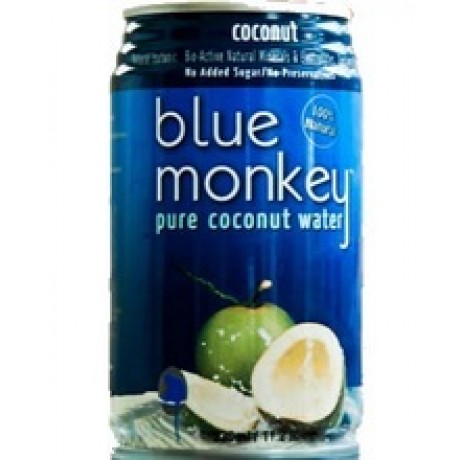 Blue Monkey 100% Natural Coconut Water (24x11.2 Oz)