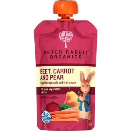 Peter Rabbit Organics Beet Carrot And Pear Vegetable And Fruit Snacks (10X4.4 OZ)