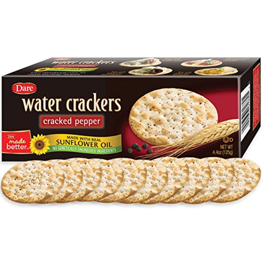 Dare Water CrackersCracked Pepper (12x4.4Oz)