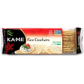 Ka-Me Rice Crunch Sesame Crackers (12x3.5Oz)