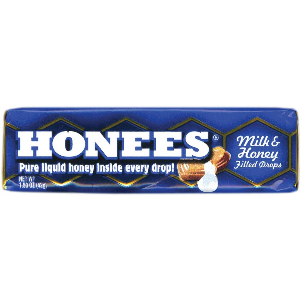 Honees Milk and Honey Filled Drops (24 Pack) 1.5 Oz