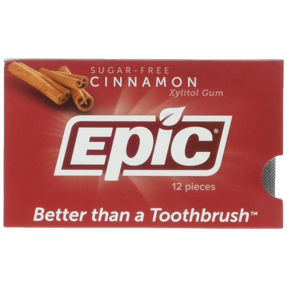 Epic Dental Xylitol Gum Cinn (12x12 CT)