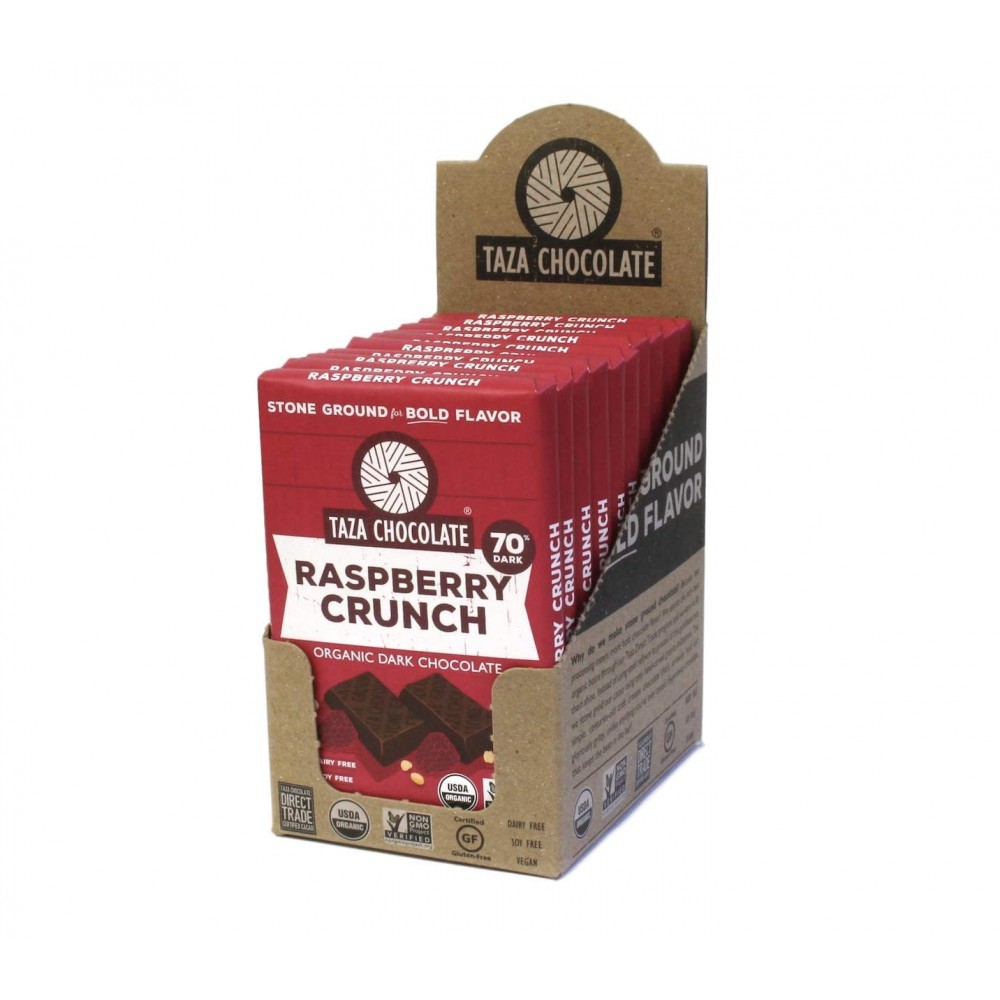 Taza Chocolate Raspberry Nib Crunch (10x2.5 OZ)