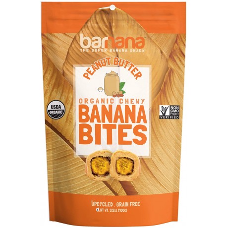 Barnana Banana Bites, Peanut Butter (12x3.5 OZ)