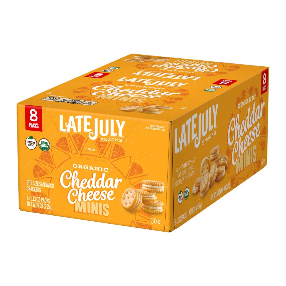 Late July Mini Cheese Sandwich Crackers (4x8 PACK)