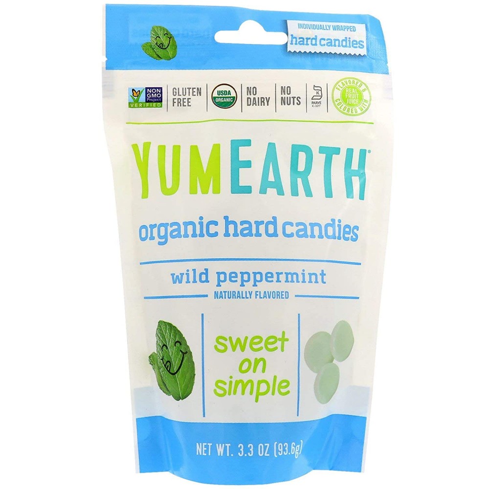 Yummy Earth Wild Peppermint Drops (6x3.3 Oz)