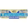 Edward & Sons Sesame Unsalted Fat Free Snaps (12x3.5 Oz)