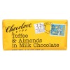 Chocolove Milk Chocolate Toffee & Almond Mini Bar (12x1.3 Oz)