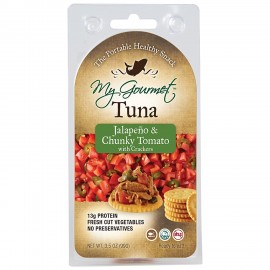 My Gourmet Tuna, Jalapeno & Chunky Tomato with Crackers (12x3.5 OZ)