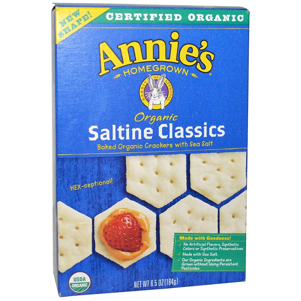 Annie's Homegrown Saltine Bunny Cracker (12x6.5 Oz)