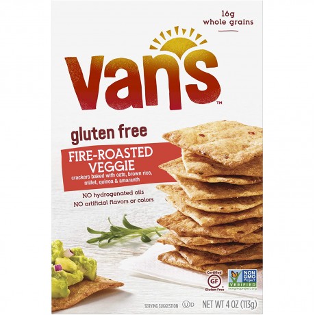 Van's International Foods Fire Roasted Veg Crkrs (6x4OZ )