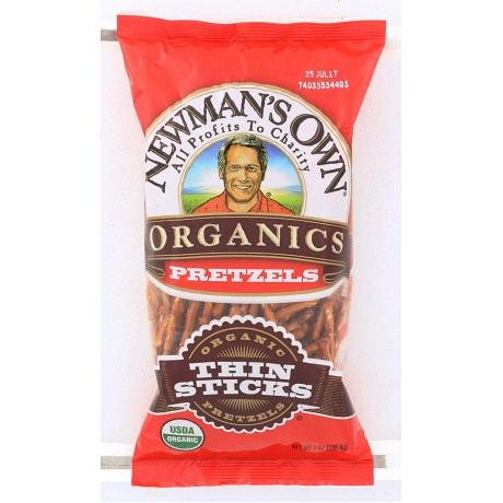 Newman's Own Organics Thin Pretzel Sticks (12x7 Oz)