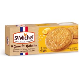 St Michel La Grande Galette Salted Butter Cookies (12x5.29 OZ)