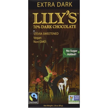 Lily's Dark Chocolate with Stevia Extra Dark (12x2.8 OZ)