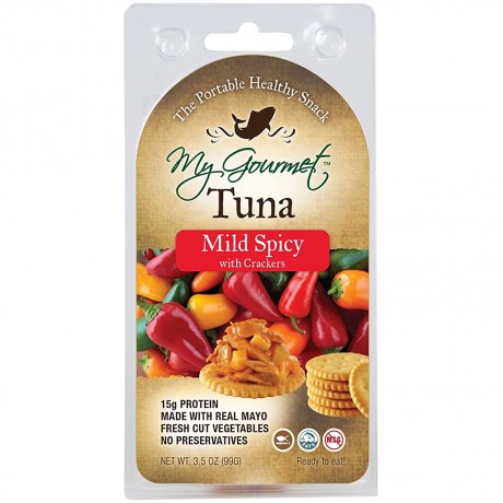 My Gourmet Tuna Mild Spicy with Crackers (12x3.5 OZ)