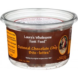 Laura's Wholesome Junk Food Bite-Lettes Oatmeal Chocolate Chip (6x7Oz)