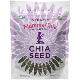 Mamma Chia Organic Black Chia Seeds (8x6 OZ)