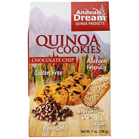 Andean Dream Quinoa Choc Chip Cookies Gluten Free (6x7 Oz)