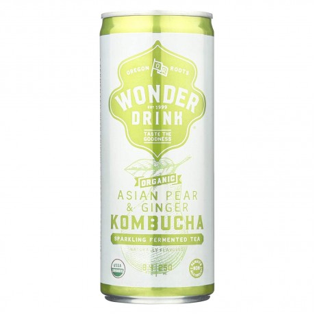 Kombucha Wonder Drink Asian Pear Ginger (24x8.4Oz)