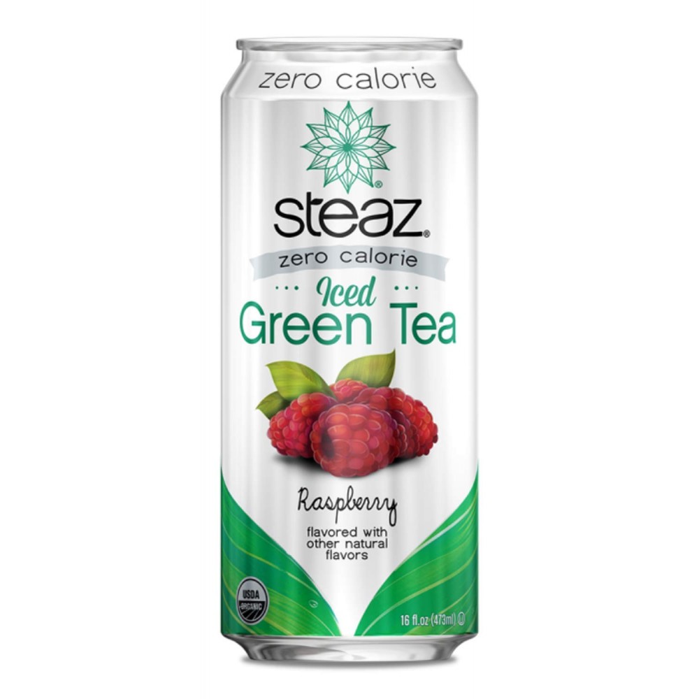 Steaz ZERO Calorie Raspberry (12x16 Oz)