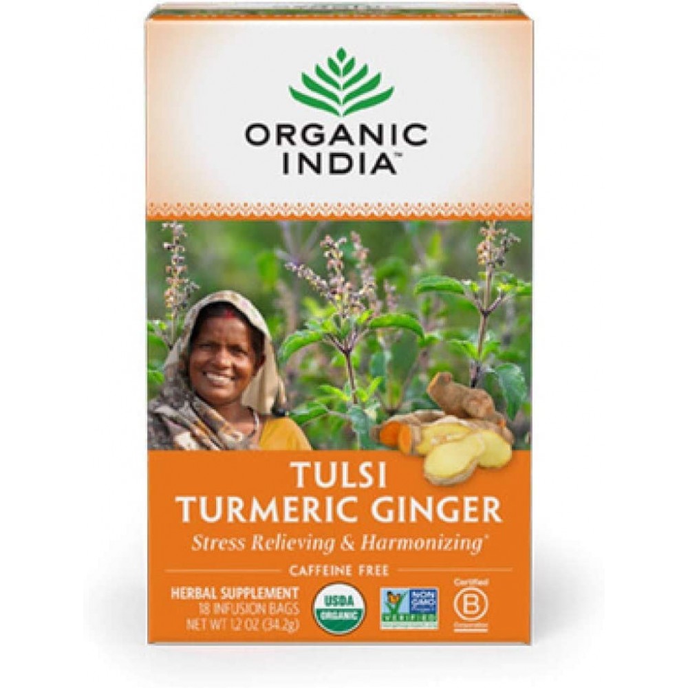 Organic India Oi Tulsi Turmeric Ginger (6X18 Ct)