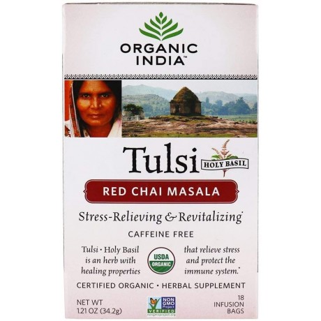 India Chai Masala Tulsi Tea (6x18 CT)