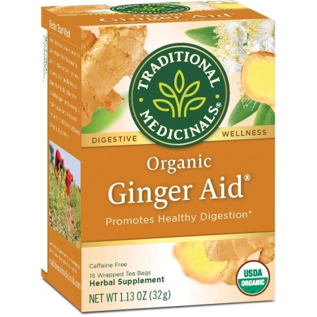 Traditional Medicinals Ginger Aid Herb Tea (1x16 Bag)