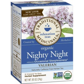 Traditional Medicinals Nighty Night Valerian Tea (6x16 Bag)