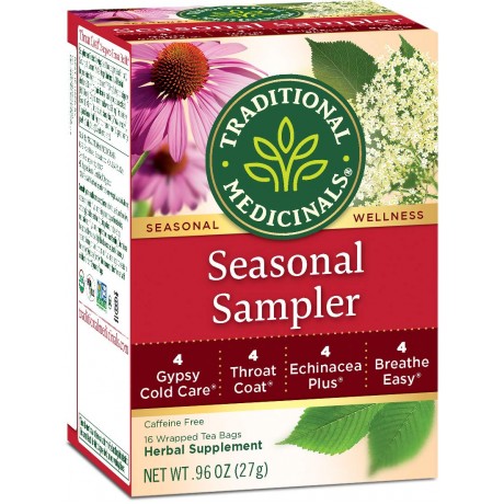 Traditional Medicinals Cold Season Sampler Herb Tea (1x16 Bag)