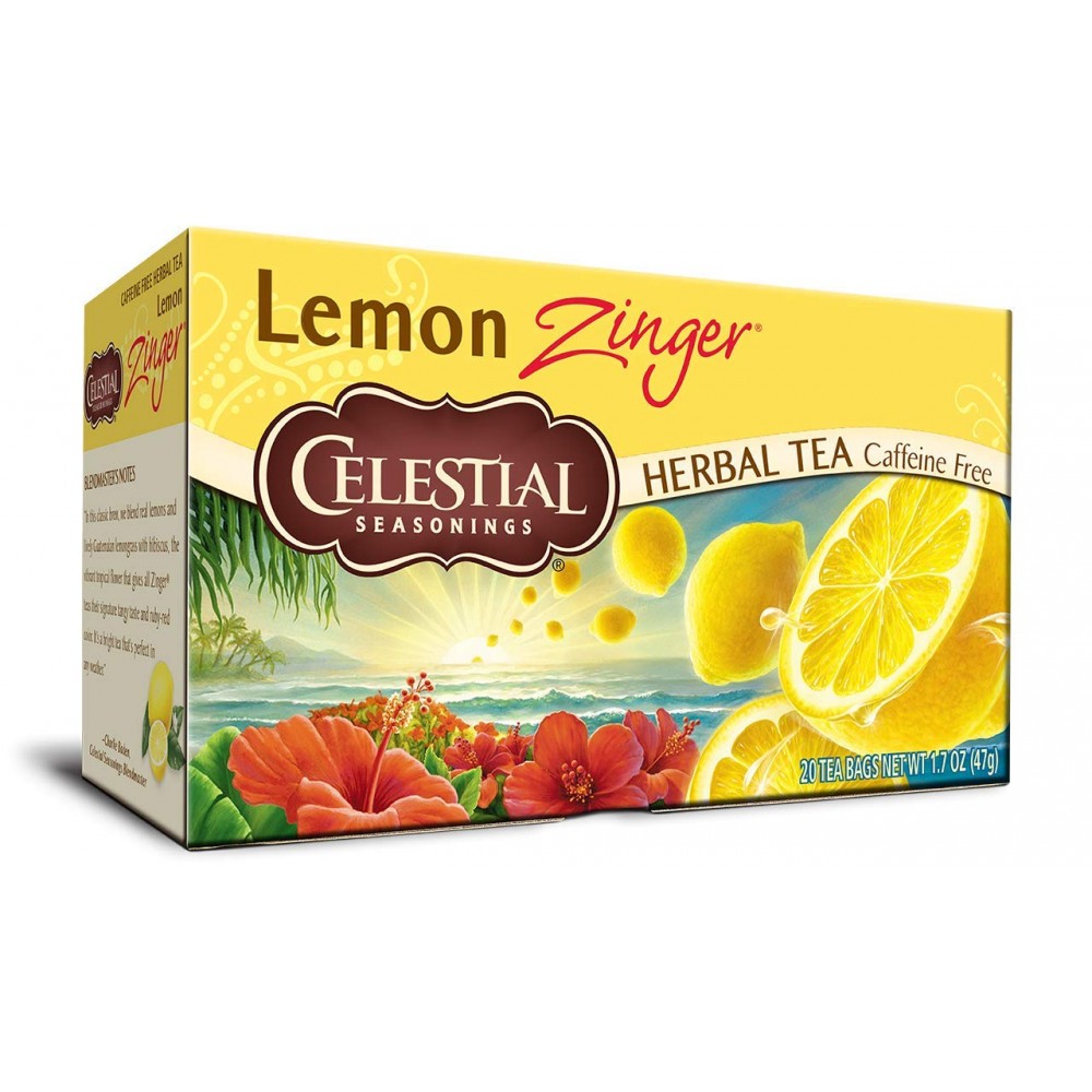 Celestial Seasonings Lemon Zinger Herb Tea (1x20 Bag)