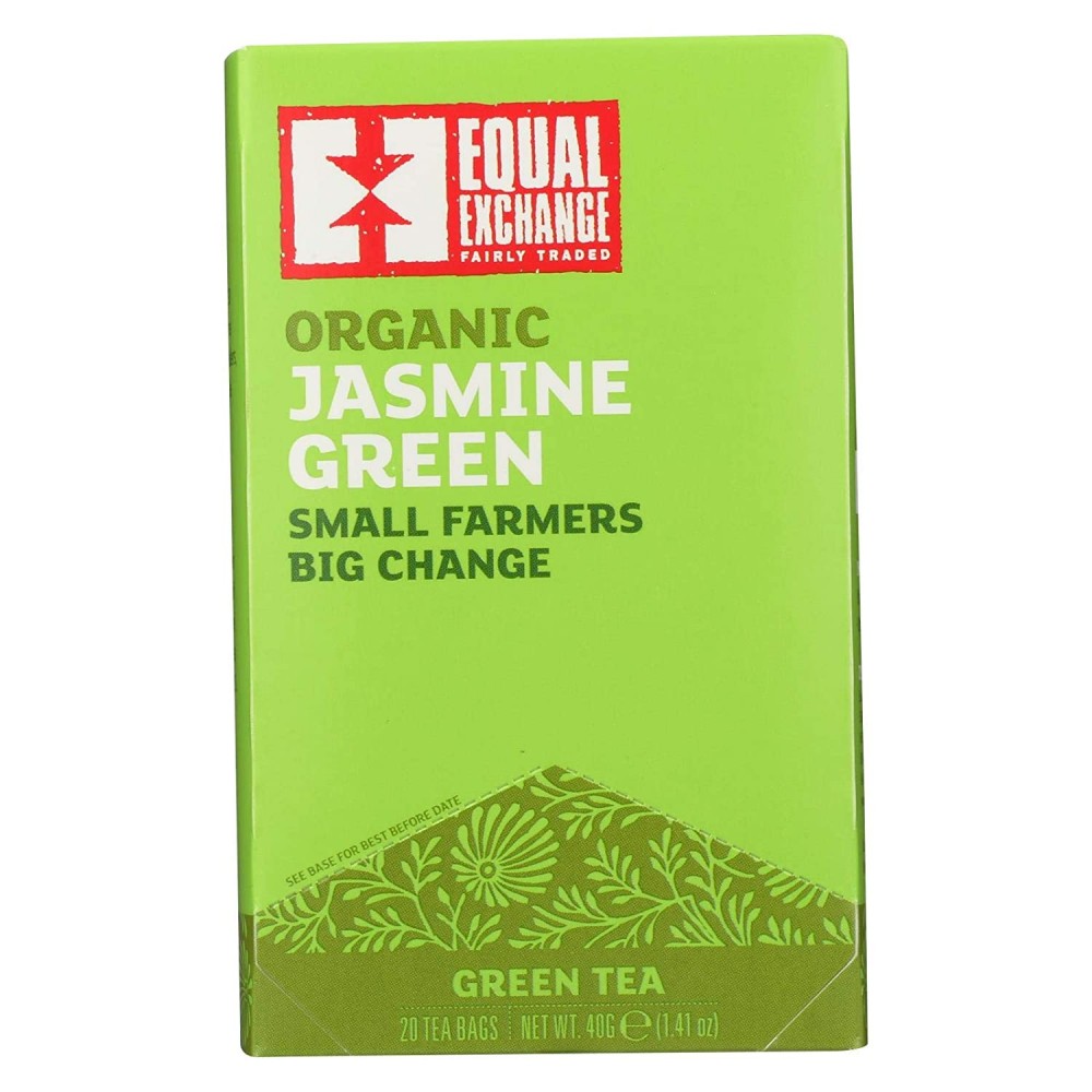 Equal Exchange Organic Jasmine Green Tea (6x20 Bag)