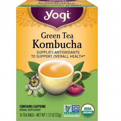 Yogi Green Kombucha Tea (6x16 Bag)