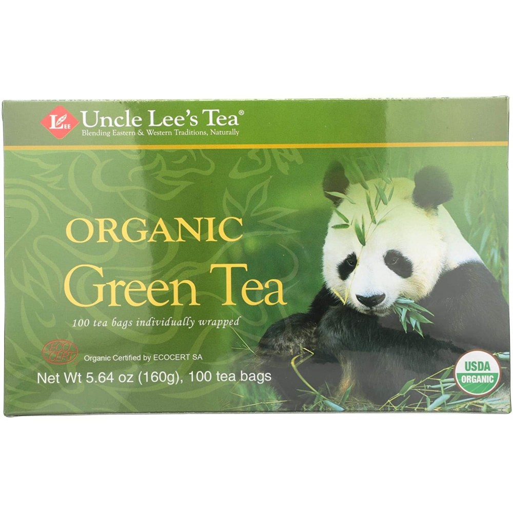 Uncle Lee's Legends of China Organic Green Tea (1x100 Tea Bags)