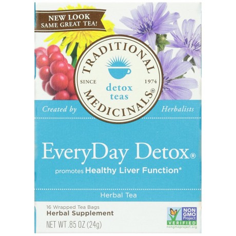 Traditional Medicinals Everyday Detox Herb Tea (6x16 Bag)