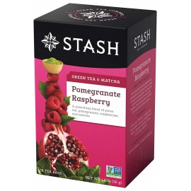 Stash Tea Pomegrante Raspberry With Matcha Tea (6x18 Bag)