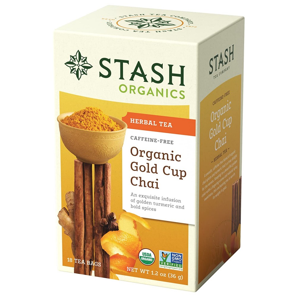 Stash Organic Gold Cup Chai Tea (6x18 BAG )