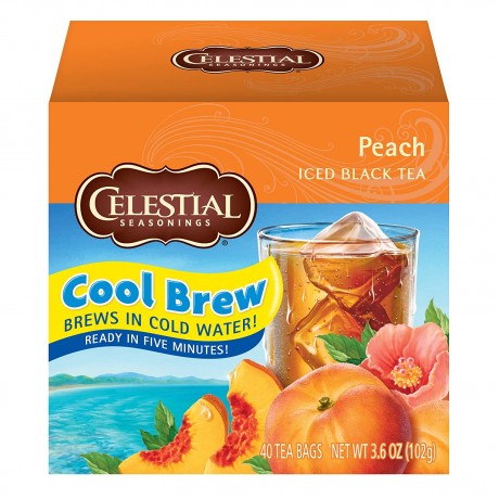 Celestial Seasonings Peach Cool Brew Ice T (6x40BAG )