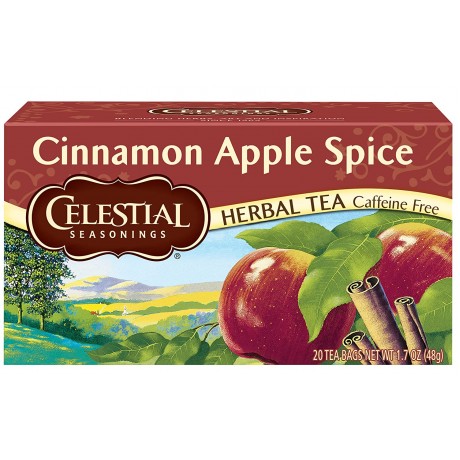 Celestial Seasonings Cinnamon Apple Spice Herb Tea (1x20Bag)