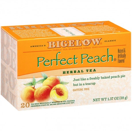 Bigelow Perfect Peach Herbal Tea (6x20 Bag )