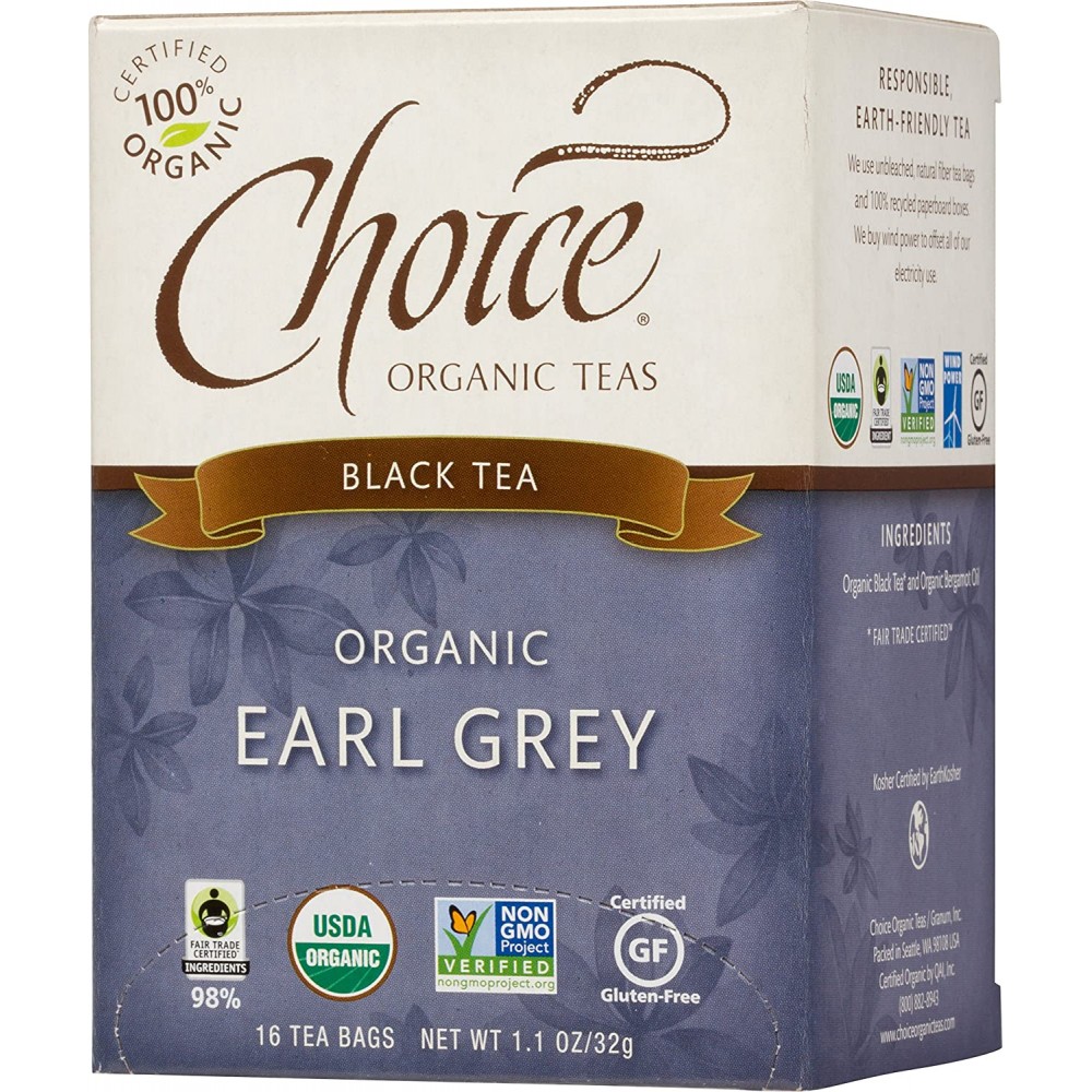 Choice Organic Teas Earl Grey (6x16 Bag)