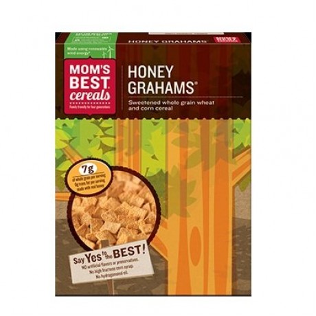 Mom's Best Honey Grahams Cereal (14x17.5Oz)