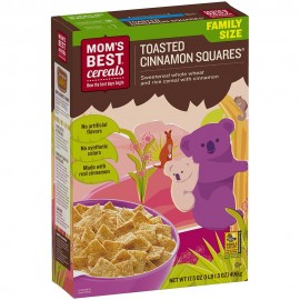 Mom's Best Toasted Cinnamon Squares Cereal (14x17.5Oz)