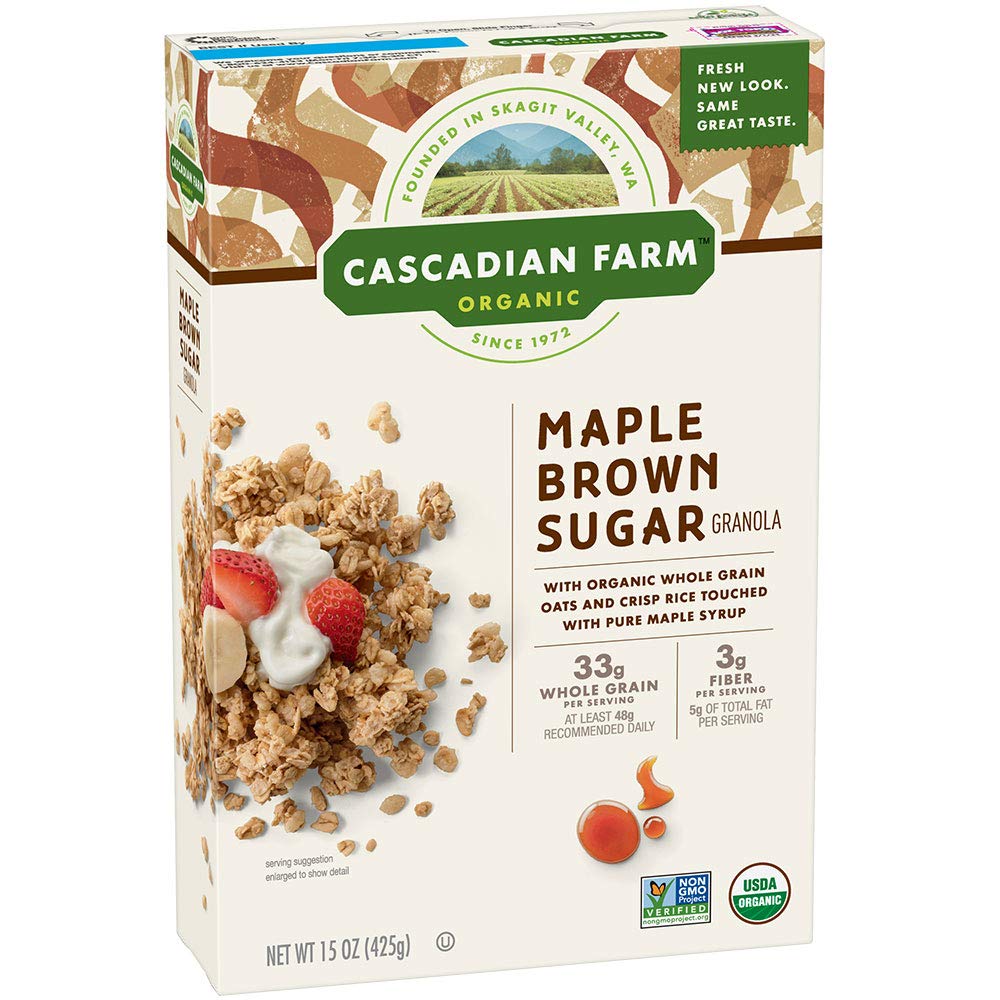 Cascadian Farm Mapple Brwsug Granola (6x15OZ )