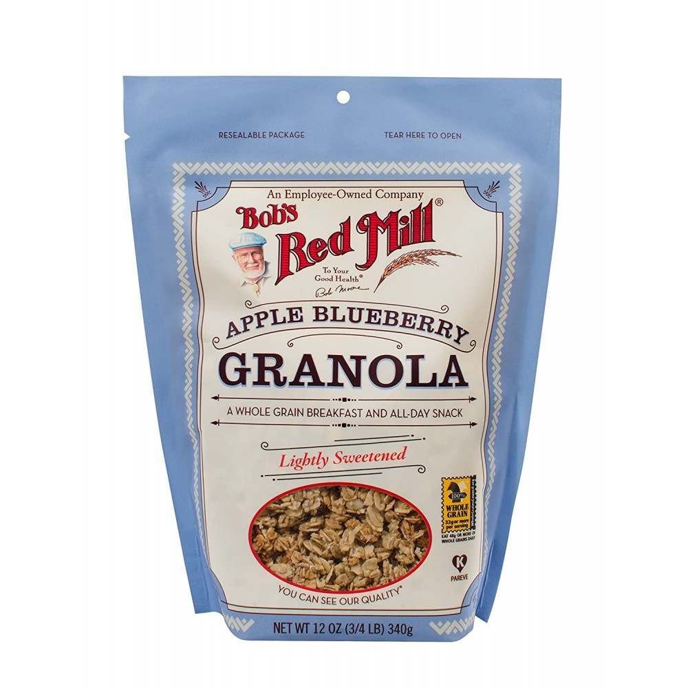 Bob's Red Mill Apple BlueBerry Granola Nf (4x12OZ )