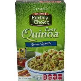 Nature's Earthly Choice All Natural Organic Easy Quinoa, Garden Vegetable (6x4.8Oz)