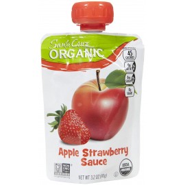 Santa Cruz Organic Apple Strawberry Sauce (6X4 Ct)