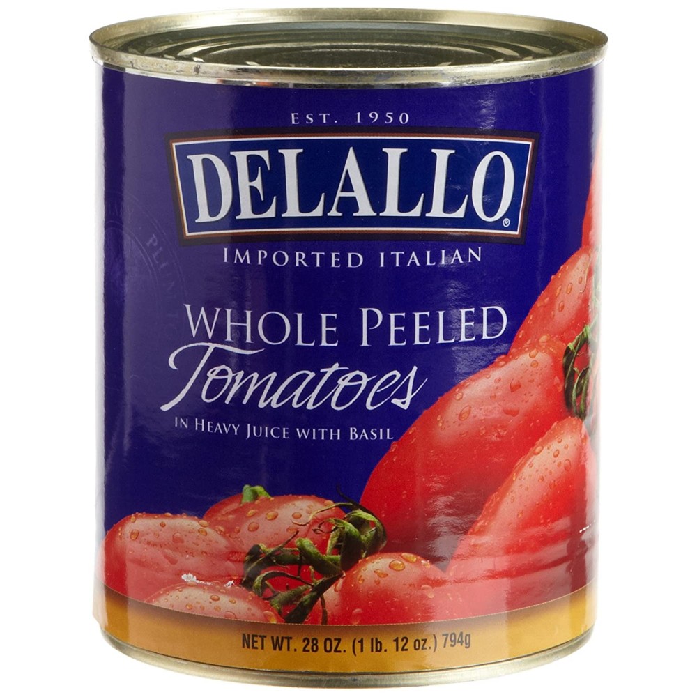 De Lallo Italian Peeled Tom (12x28OZ )