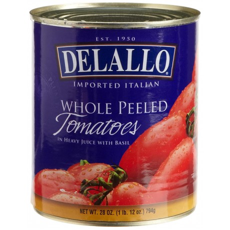 De Lallo Italian Peeled Tom (12x28OZ )