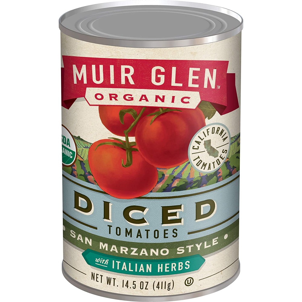 Muir Glen Diced Italian Tomato (12x14.5 Oz)